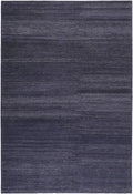 Esprit Kurzflor Teppich Anthrazit aus Baumwolle "Rainbow Kelim"