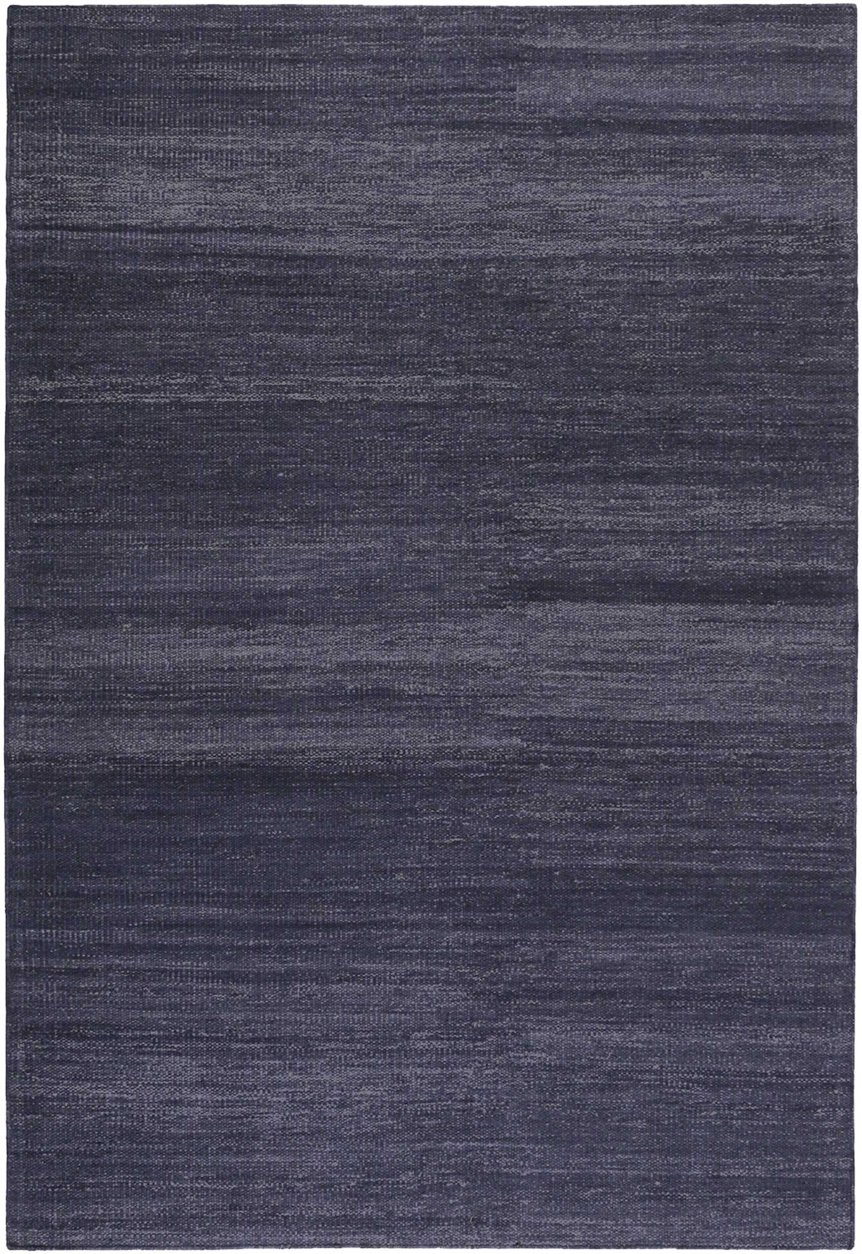 Esprit Kurzflor Teppich Anthrazit aus Baumwolle "Rainbow Kelim"