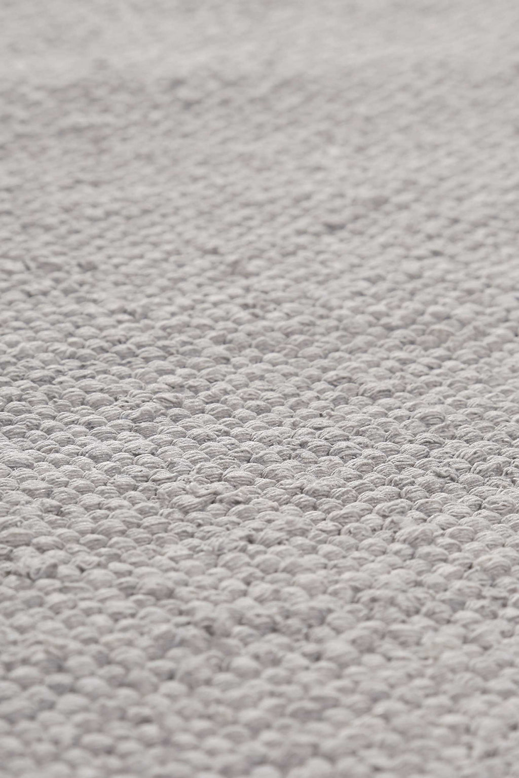 Esprit Kurzflor Teppich Hellgrau aus Baumwolle "Rainbow Kelim"