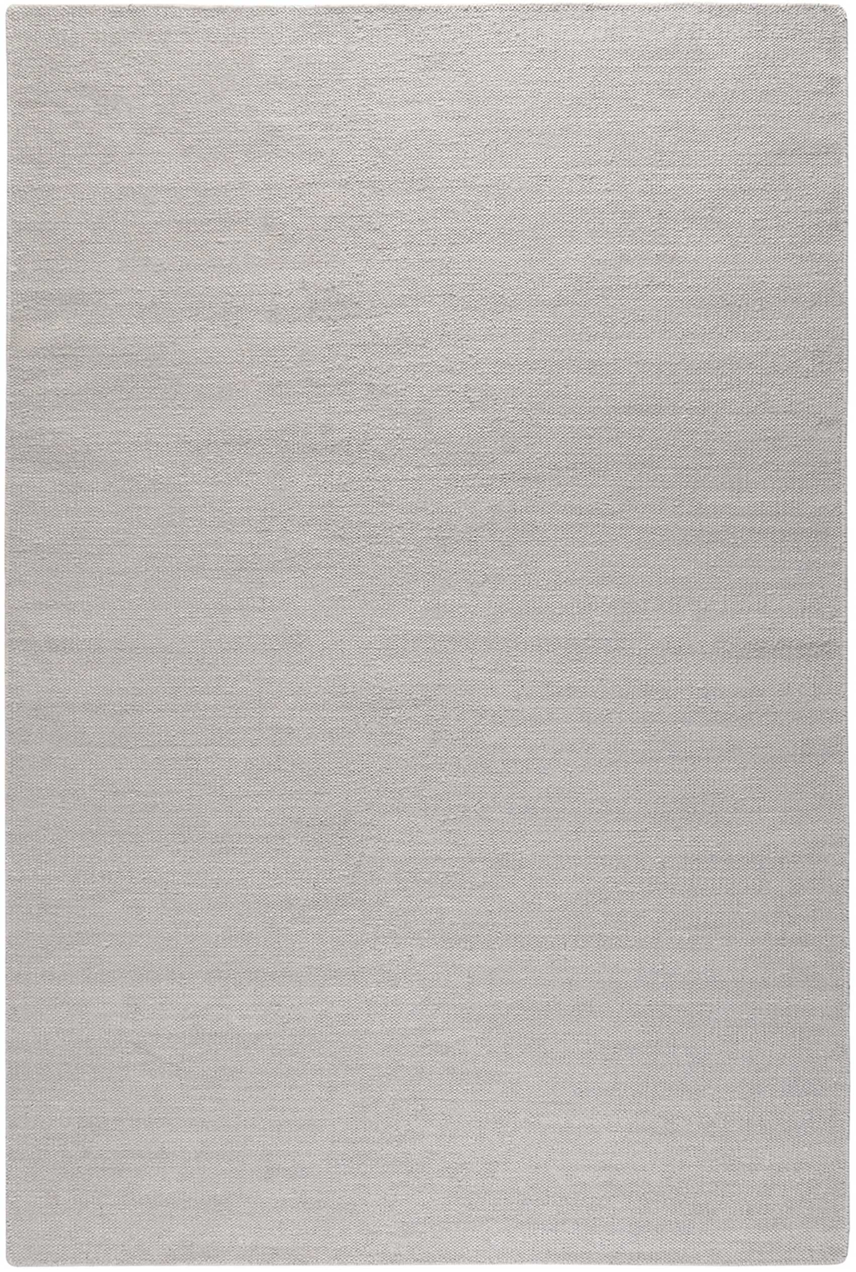 Esprit Kurzflor Teppich Hellgrau aus Baumwolle "Rainbow Kelim"