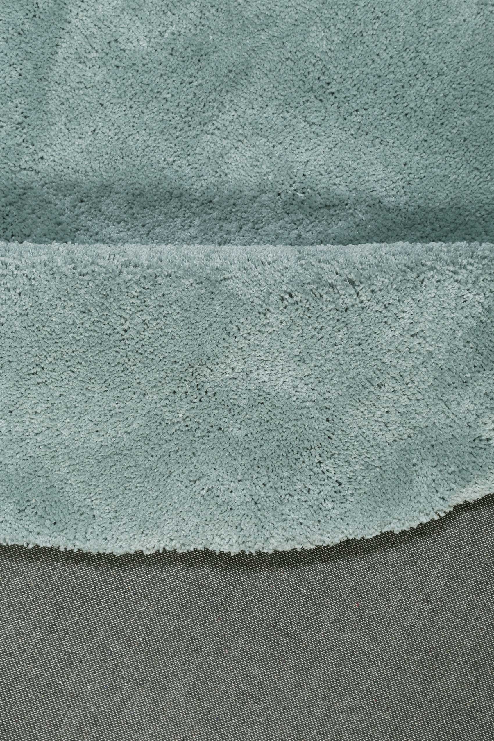 Esprit Teppich Rund Mintgrün Hochflor "Relaxx"