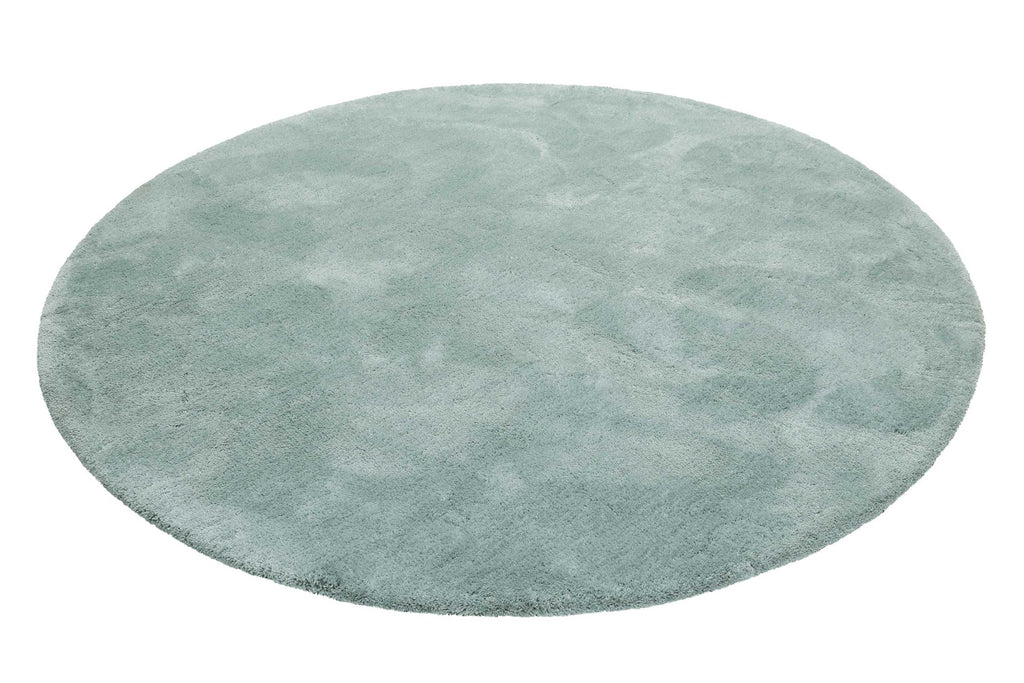 Esprit Teppich Rund Mintgrün Hochflor "Relaxx"