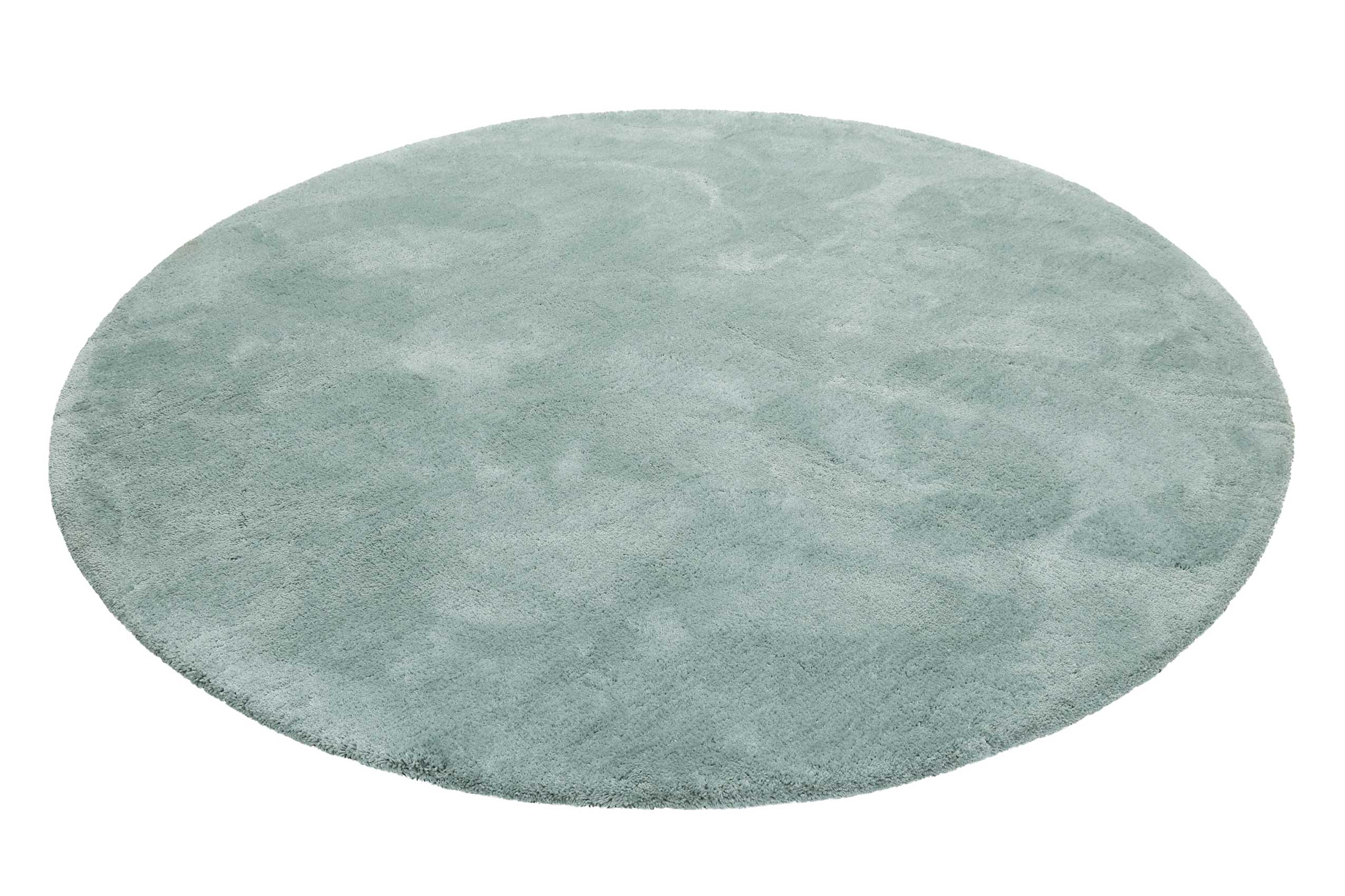 Esprit Teppich Rund Mintgrün Hochflor "Relaxx"
