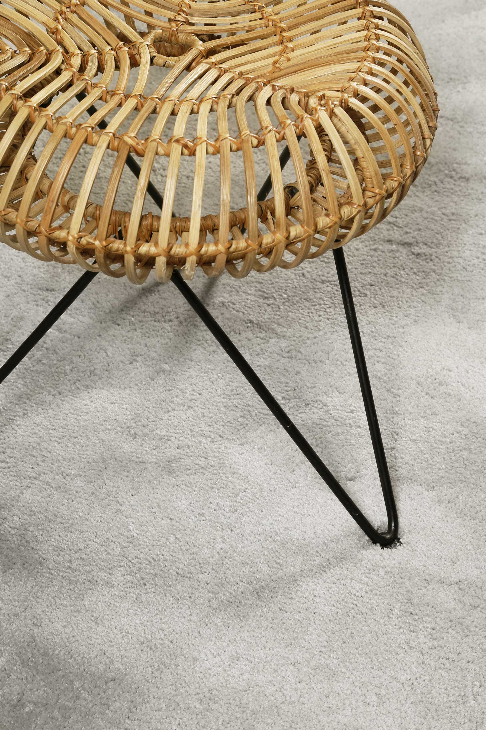 Esprit Teppich Hellgrau Creme Hochflor "Relaxx"
