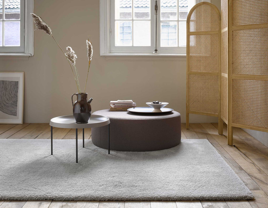 Esprit Teppich Hellgrau Creme Hochflor "Relaxx"