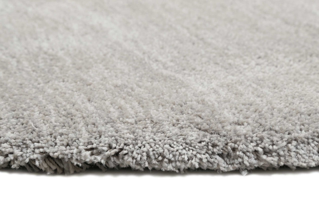 Esprit Teppich Rund Hellgrau Creme meliert Hochflor "Relaxx"