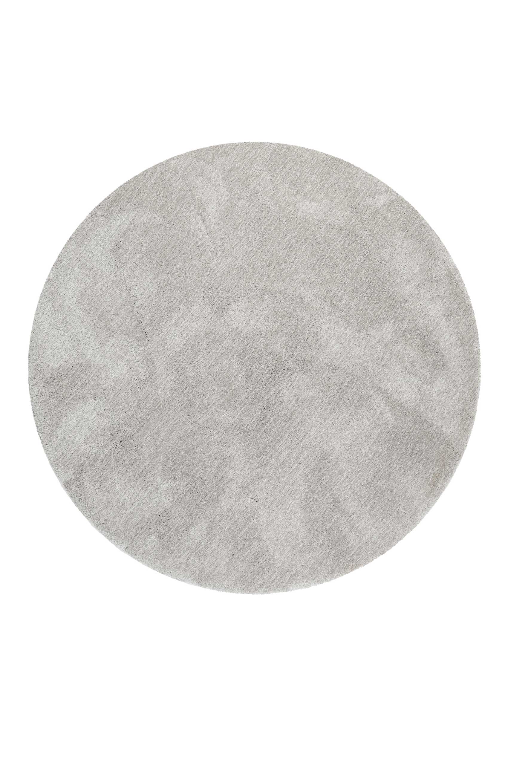 Esprit Teppich Rund Hellgrau Creme meliert Hochflor "Relaxx"