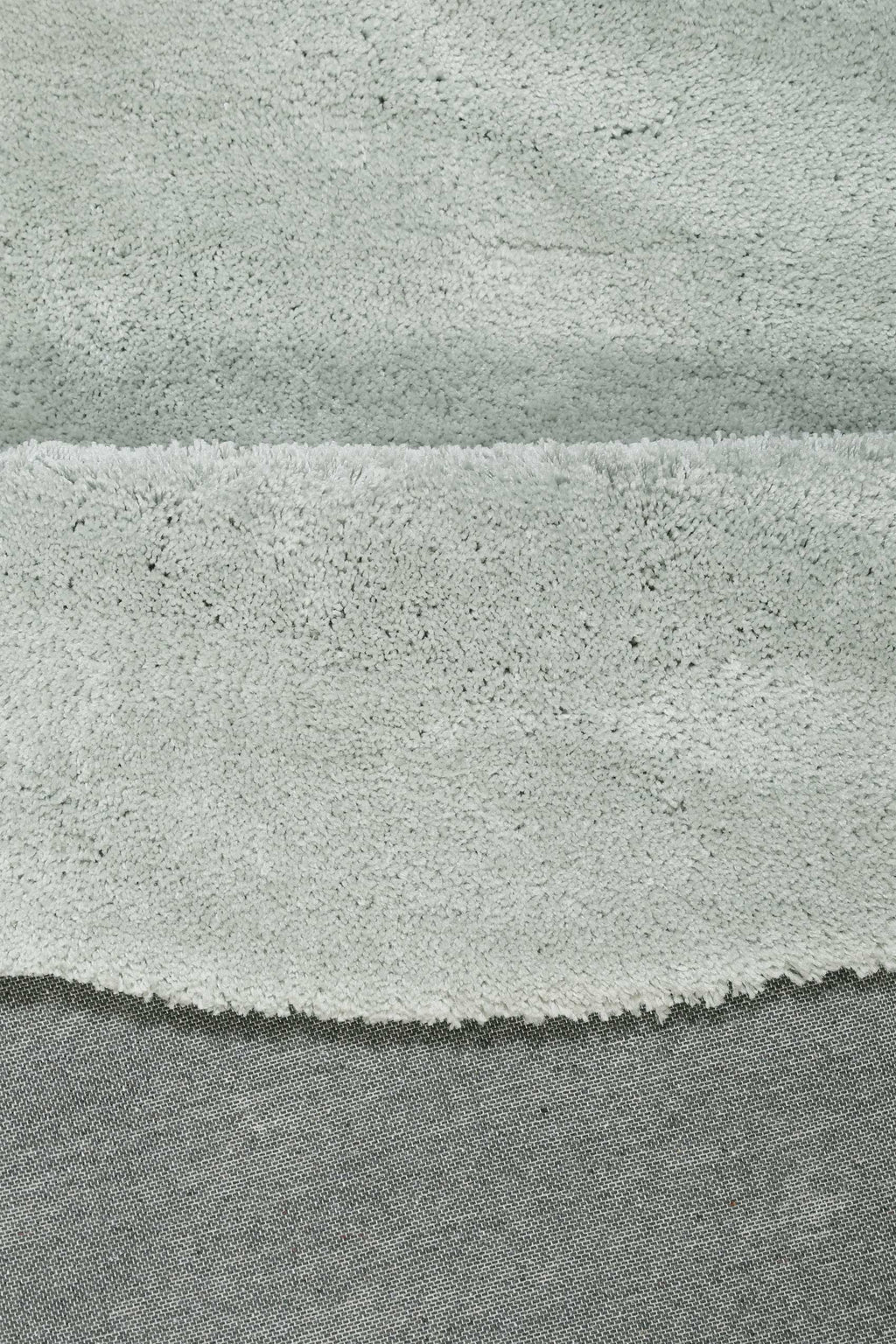 Esprit Teppich Rund Hellgrau Grün Hochflor "Relaxx"