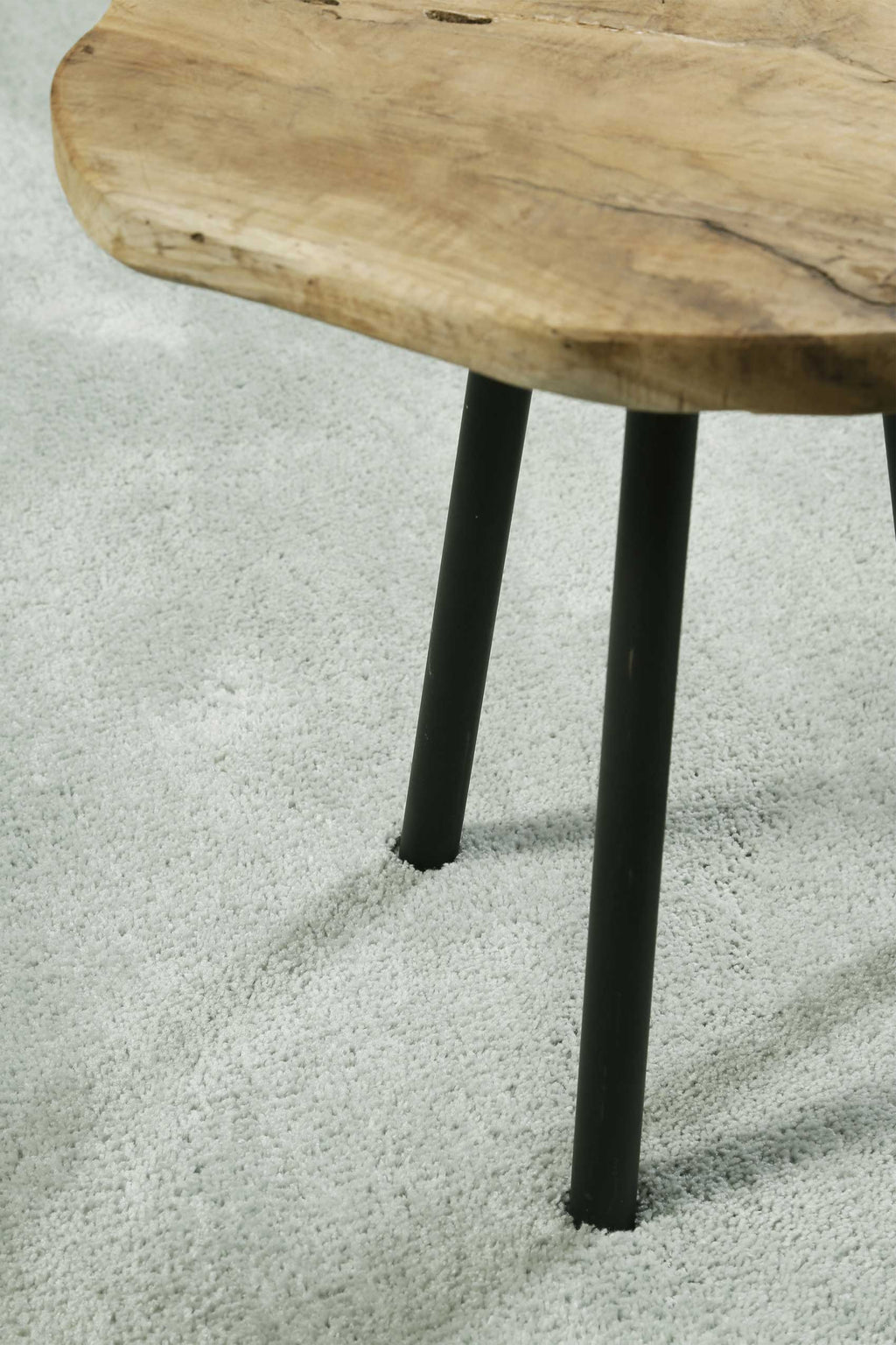 Esprit Teppich Hellgrau Grün Hochflor "Relaxx"