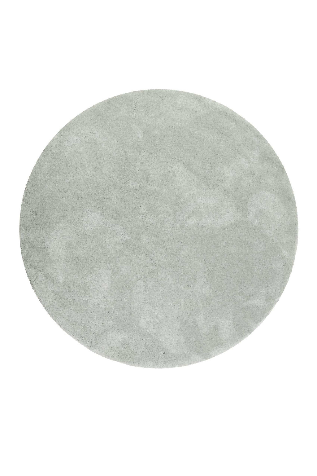 Esprit Teppich Rund Hellgrau Grün Hochflor "Relaxx"