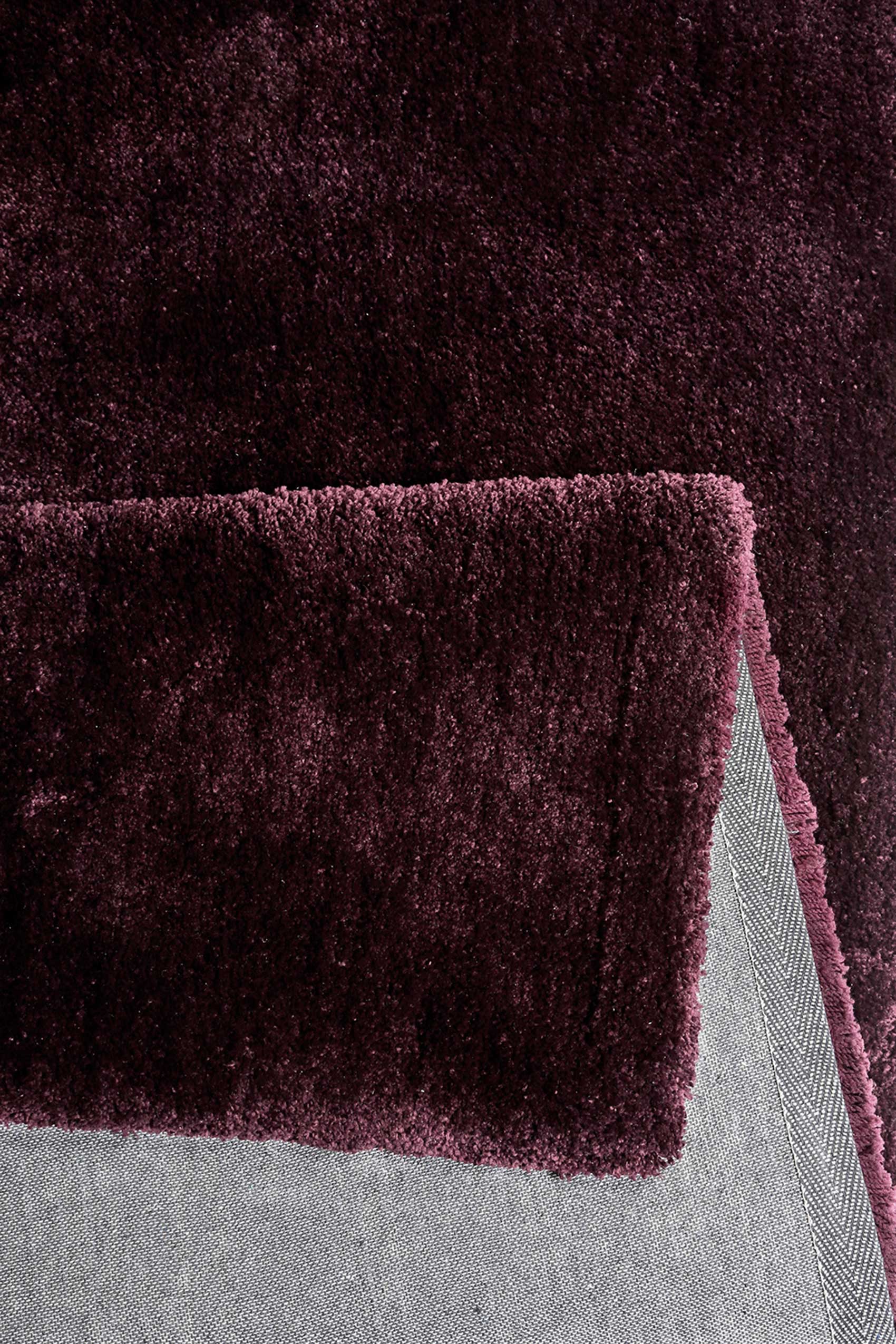 Esprit Teppich Bordeaux Rot Hochflor "Relaxx"