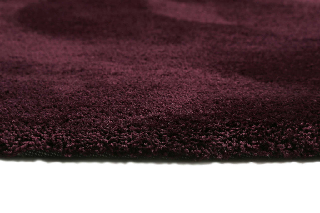 Esprit Teppich Bordeaux Rot Hochflor "Relaxx"