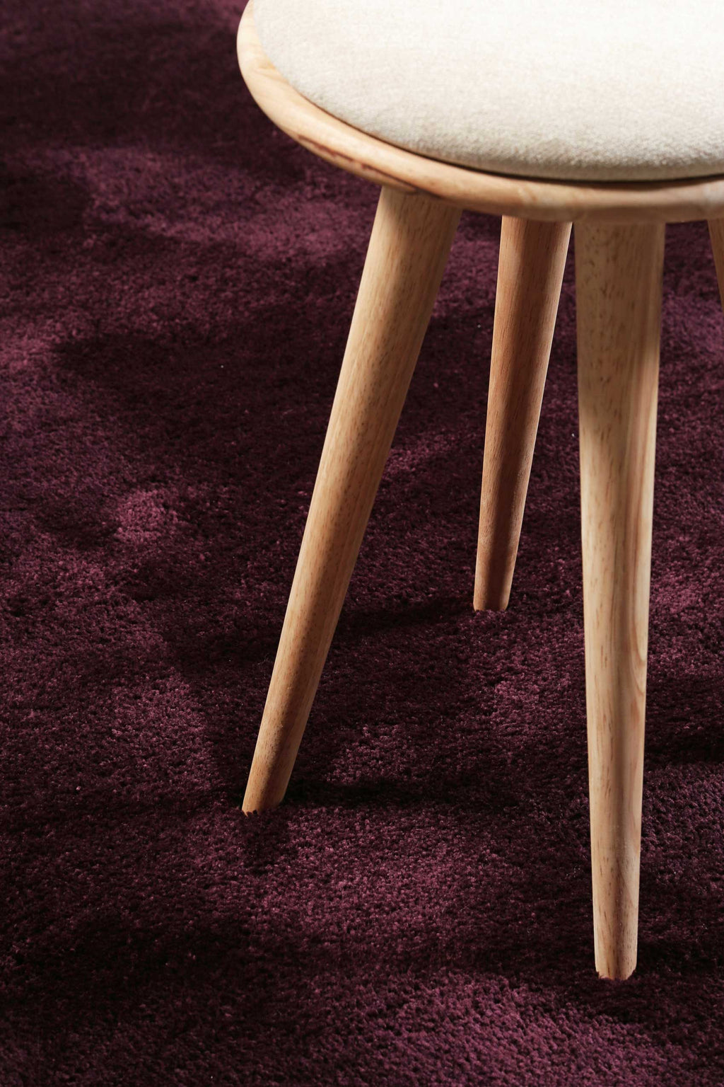 Esprit Teppich Bordeaux Rot Hochflor "Relaxx"