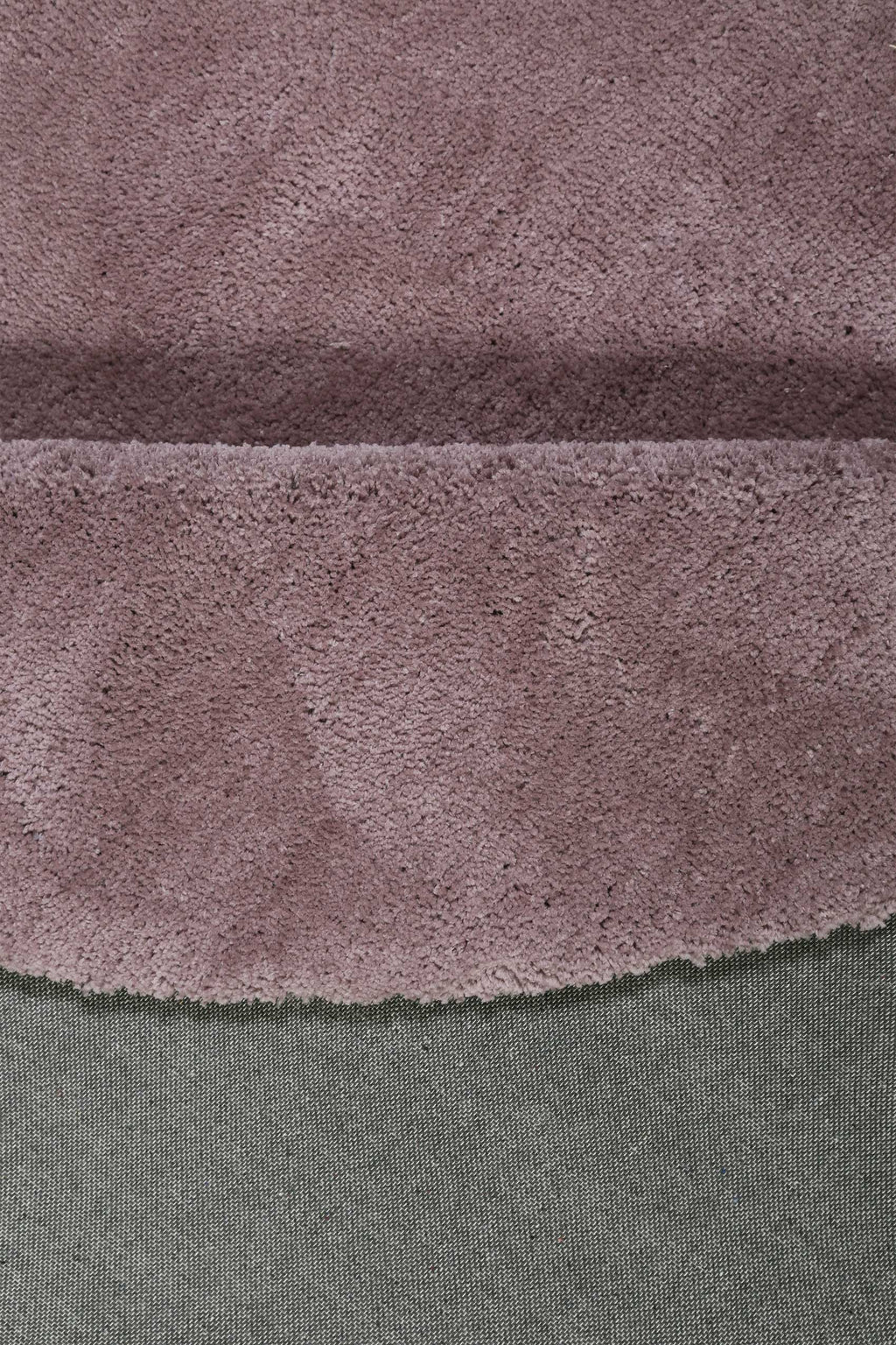 Esprit Teppich Rund Altrosa Flieder Hochflor "Relaxx"