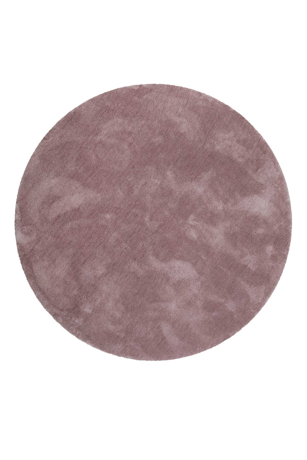 Esprit Teppich Rund Altrosa Flieder Hochflor "Relaxx"