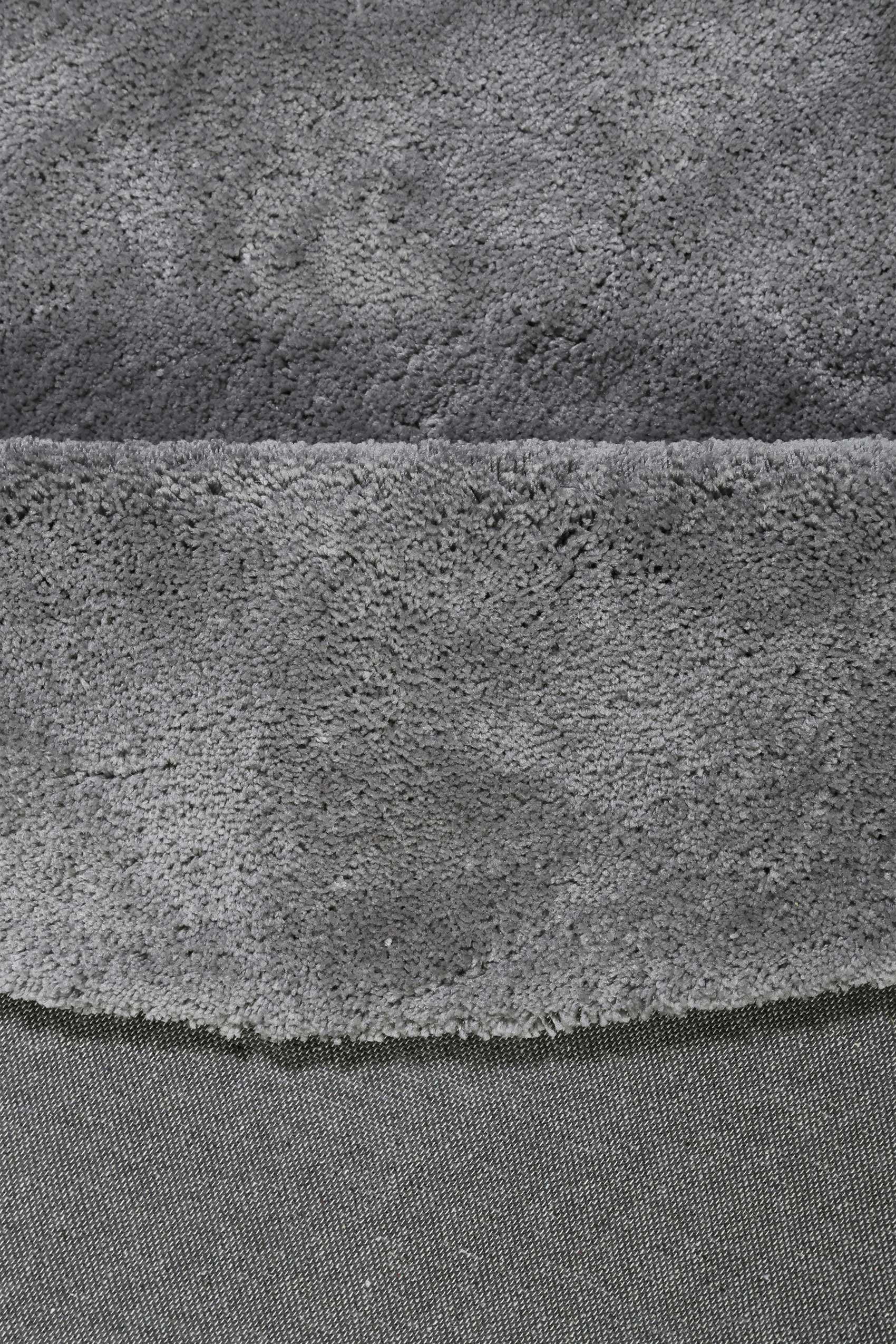 Esprit Teppich Rund Grau Taupe Hochflor "Relaxx"