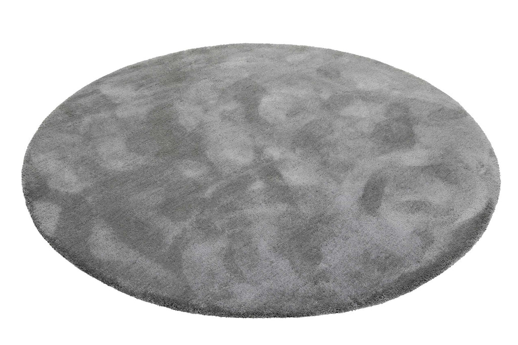 Esprit Teppich Rund Grau Taupe Hochflor "Relaxx"