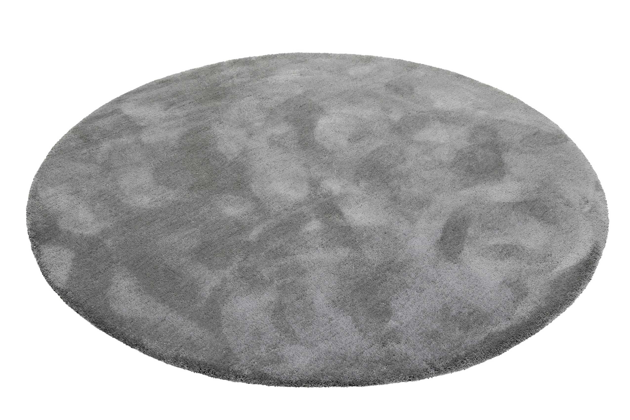 Esprit Teppich Rund Grau Taupe Hochflor "Relaxx"