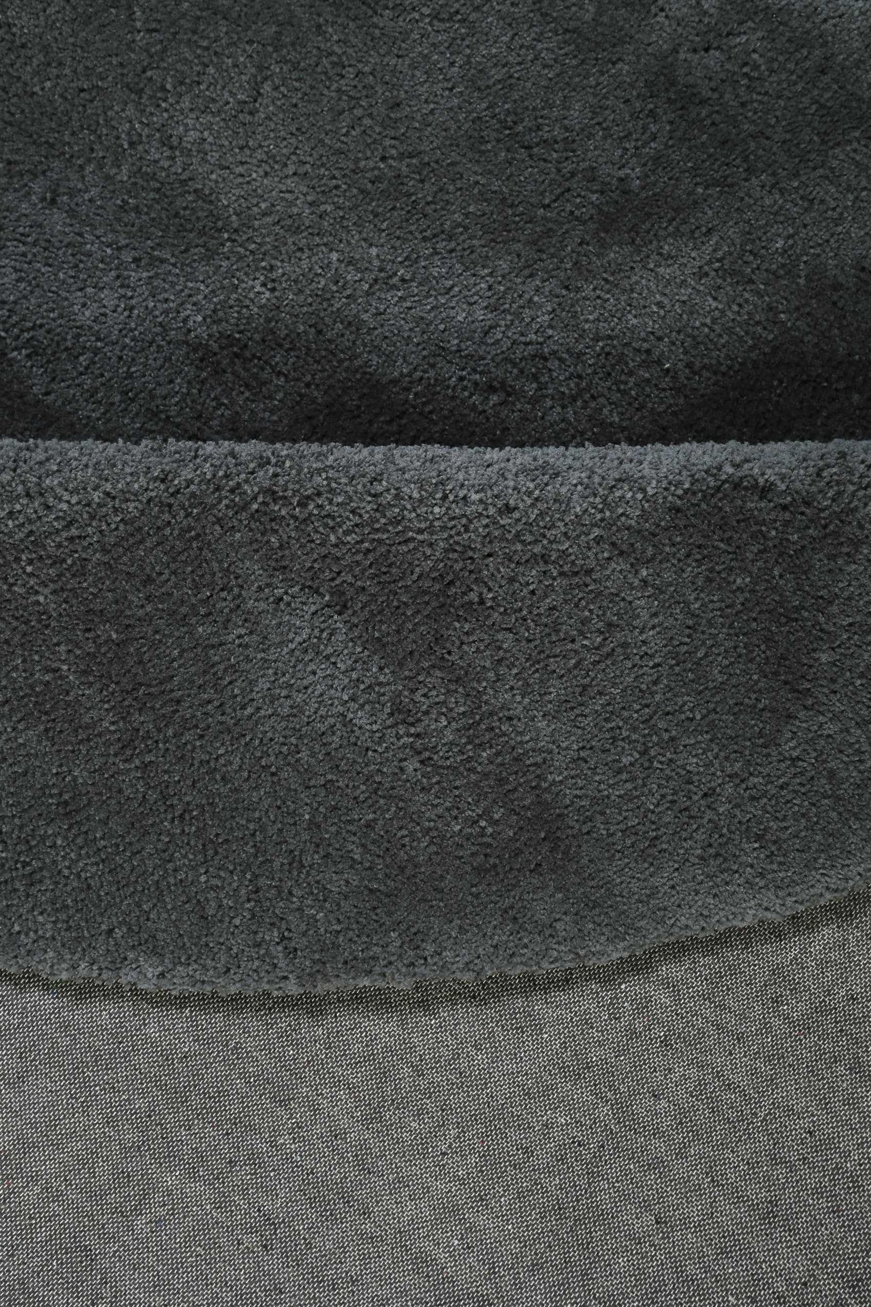 Esprit Teppich Rund Grün Anthrazit Hochflor "Relaxx"