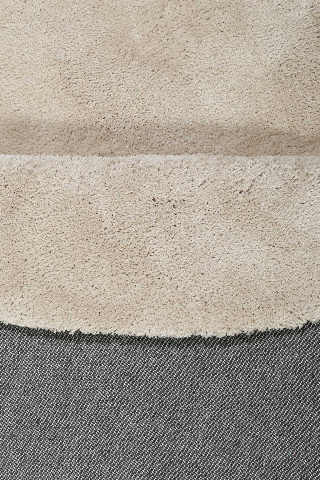 Esprit Teppich Rund Beige Hochflor "Relaxx"