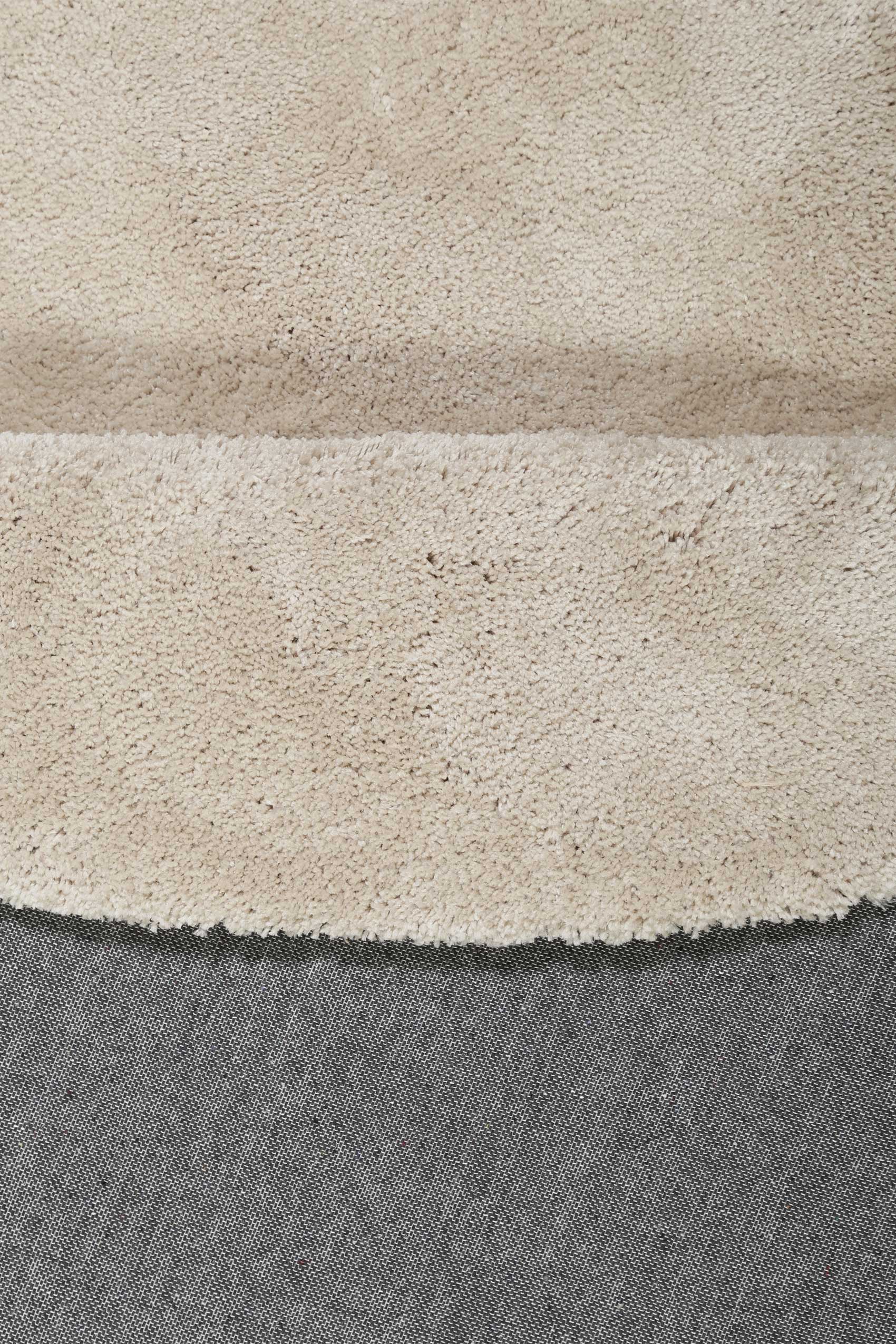Esprit Teppich Rund Beige Hochflor "Relaxx"
