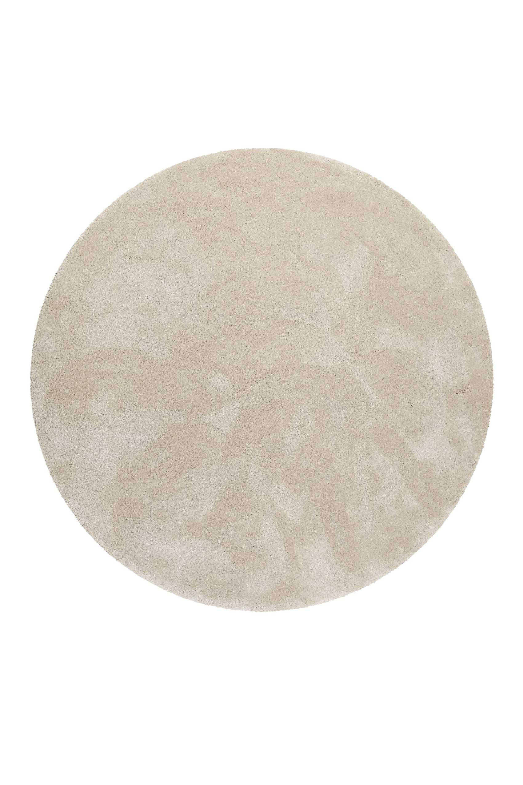 Esprit Teppich Rund Beige Hochflor "Relaxx"