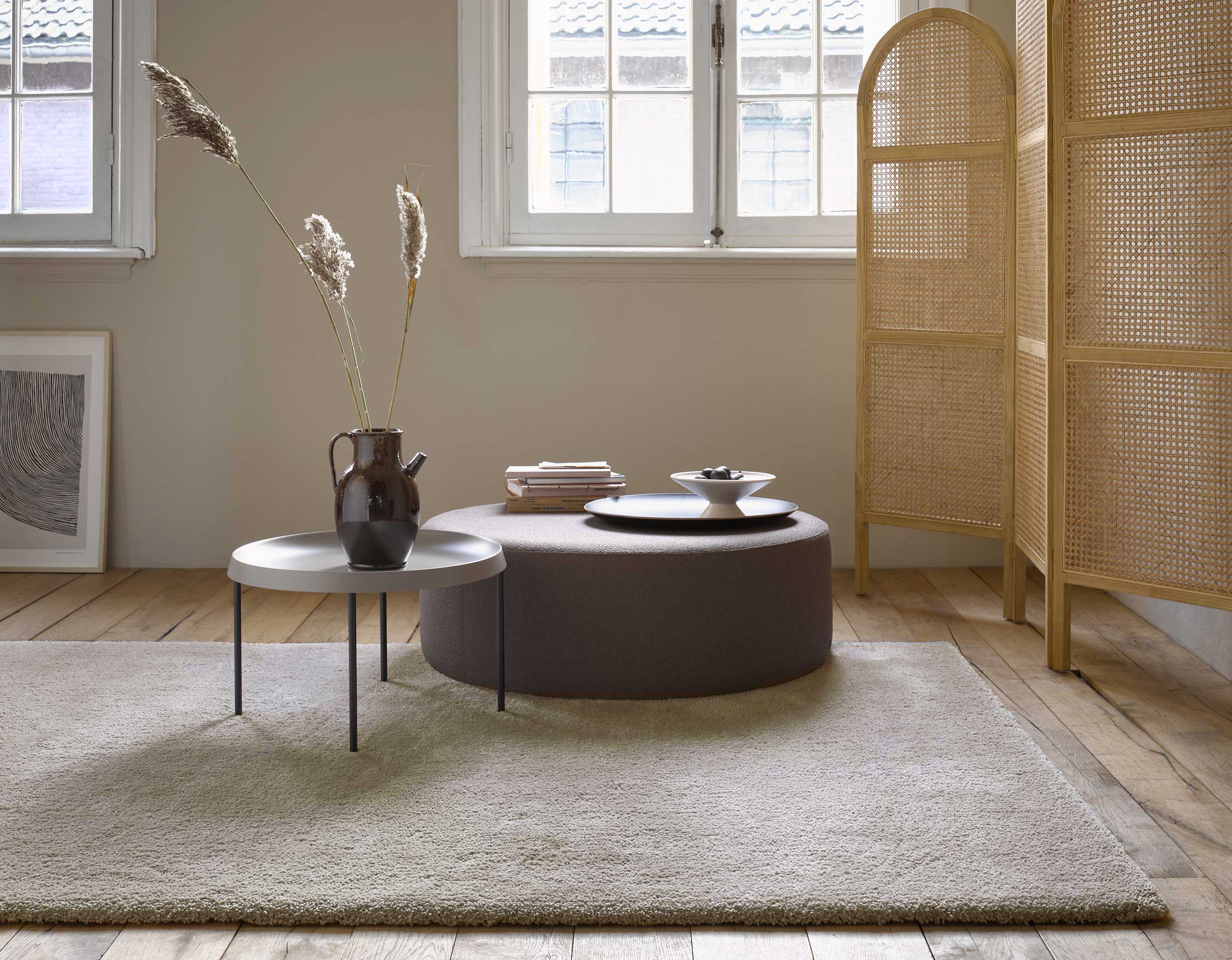 Esprit Teppich Creme Beige meliert Hochflor "Relaxx"