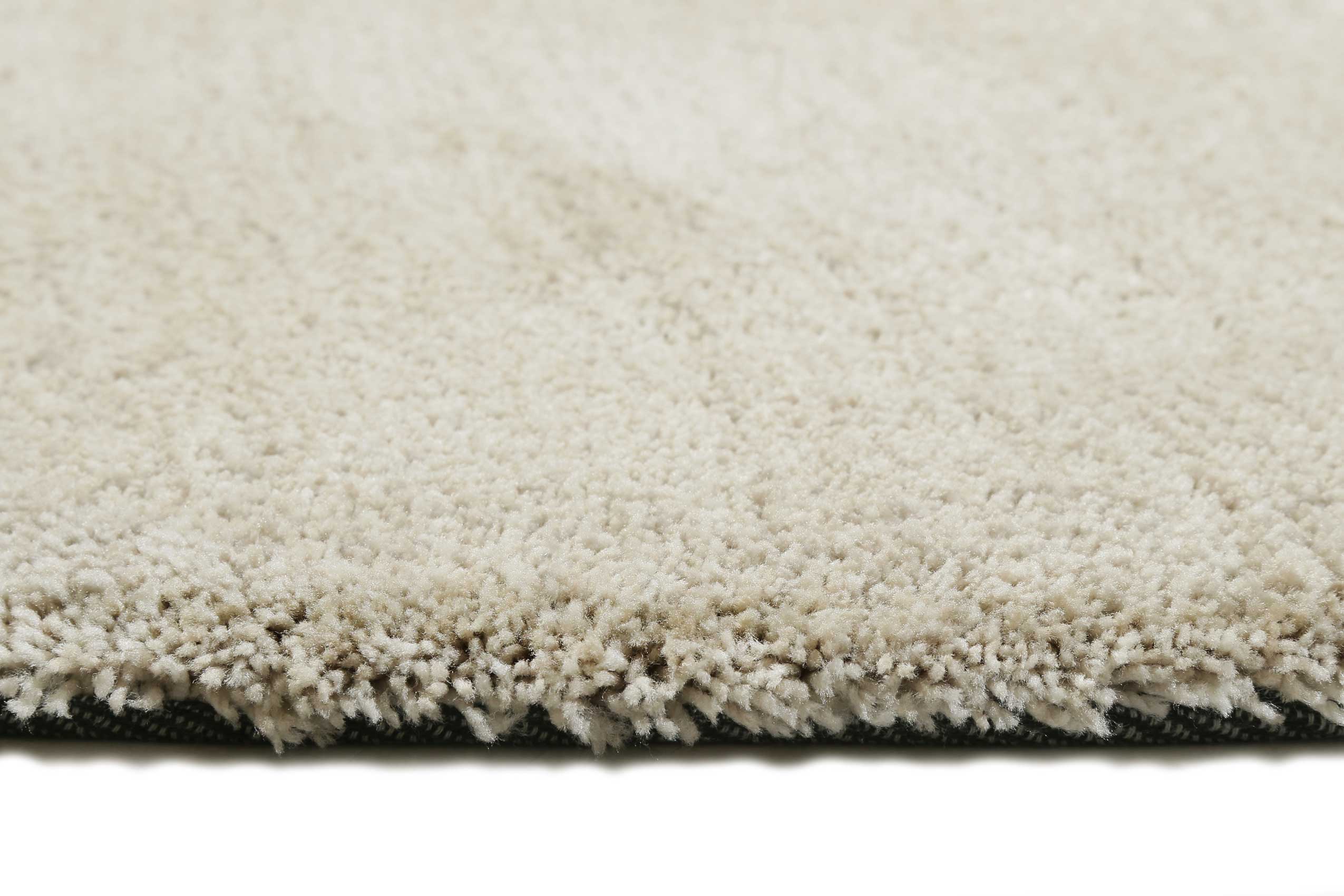 Esprit Teppich Rund Creme Beige meliert Hochflor "Relaxx"
