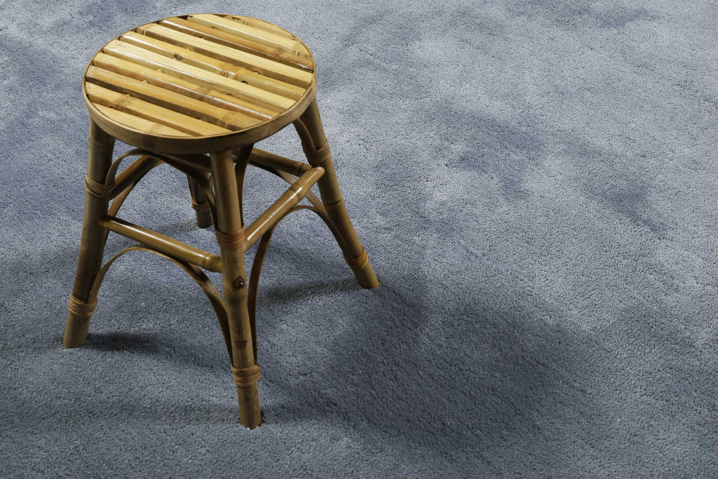 Esprit Teppich Rund Blau Grau Hochflor "Relaxx"