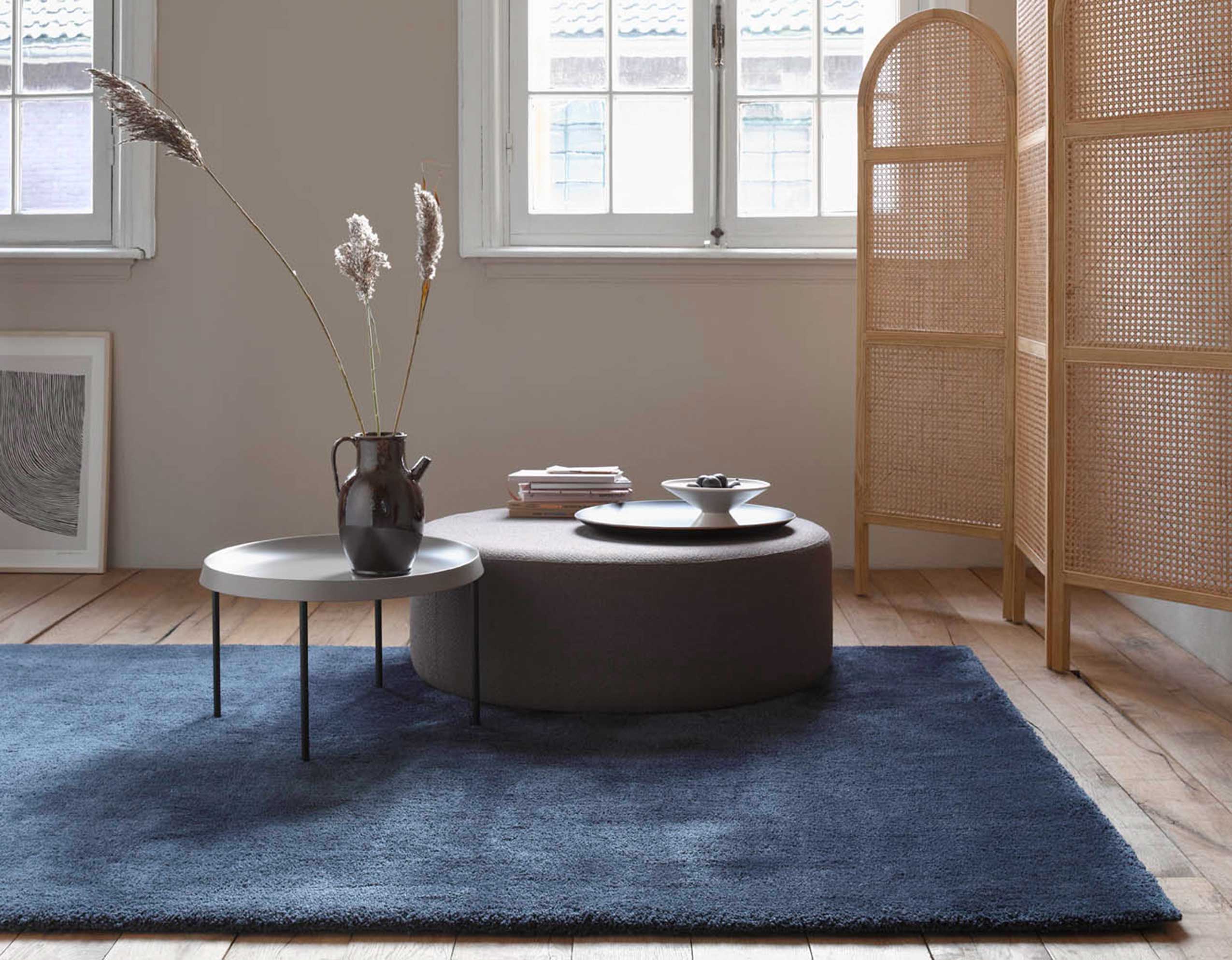 Esprit Teppich Dunkelblau Hochflor "Relaxx"