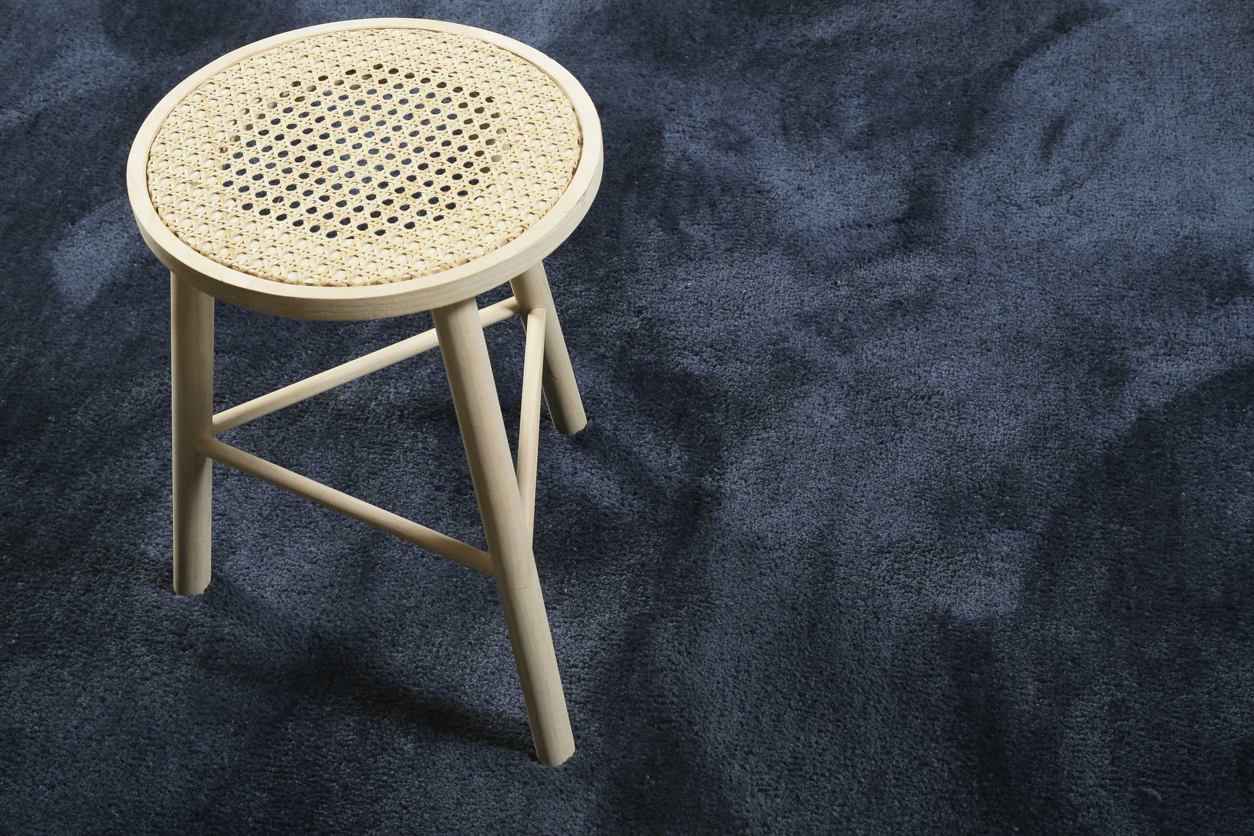 Esprit Teppich Rund Dunkelblau Hochflor "Relaxx"