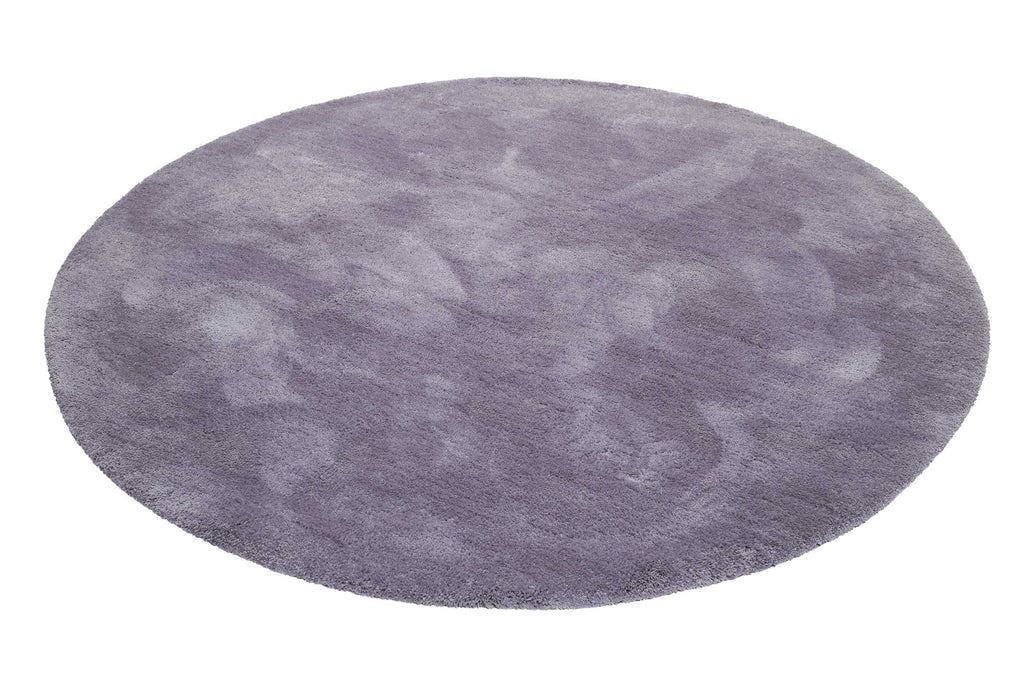 Esprit Teppich Rund Violett Hochflor "Relaxx"