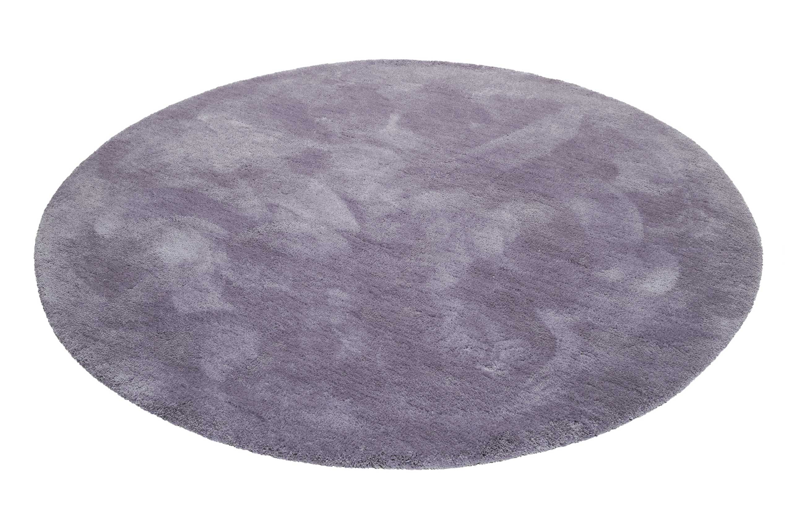 Esprit Teppich Rund Violett Hochflor "Relaxx"