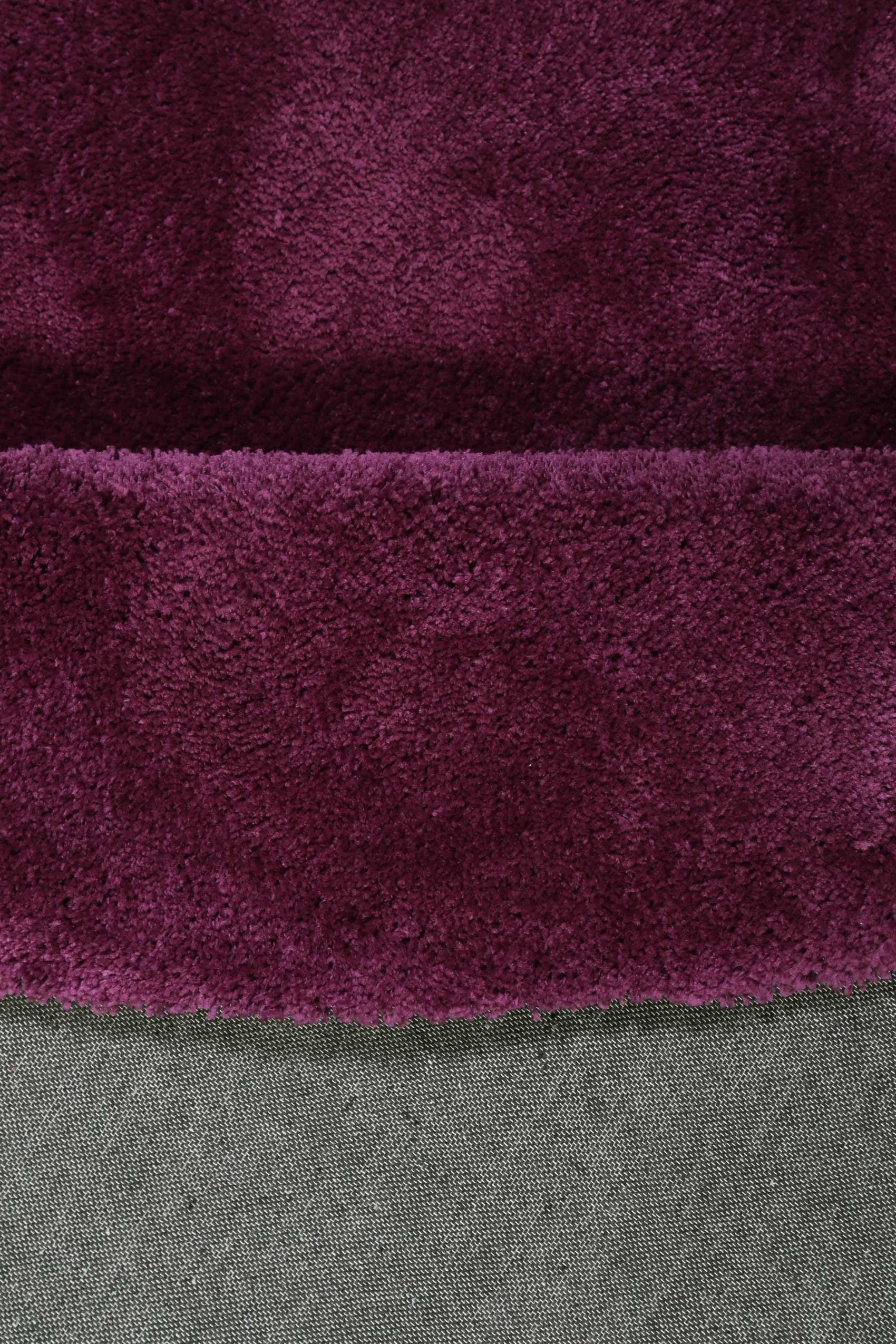Esprit Teppich Rund Pink Violett Hochflor "Relaxx"