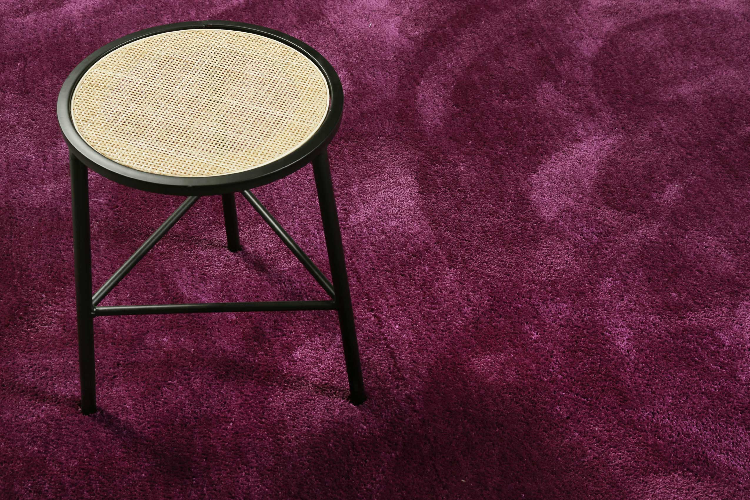 Esprit Teppich Rund Pink Violett Hochflor "Relaxx"