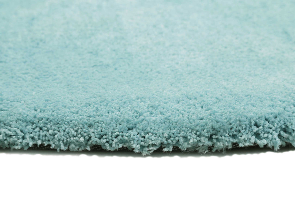 Esprit Teppich Rund Türkis Hochflor "Relaxx"
