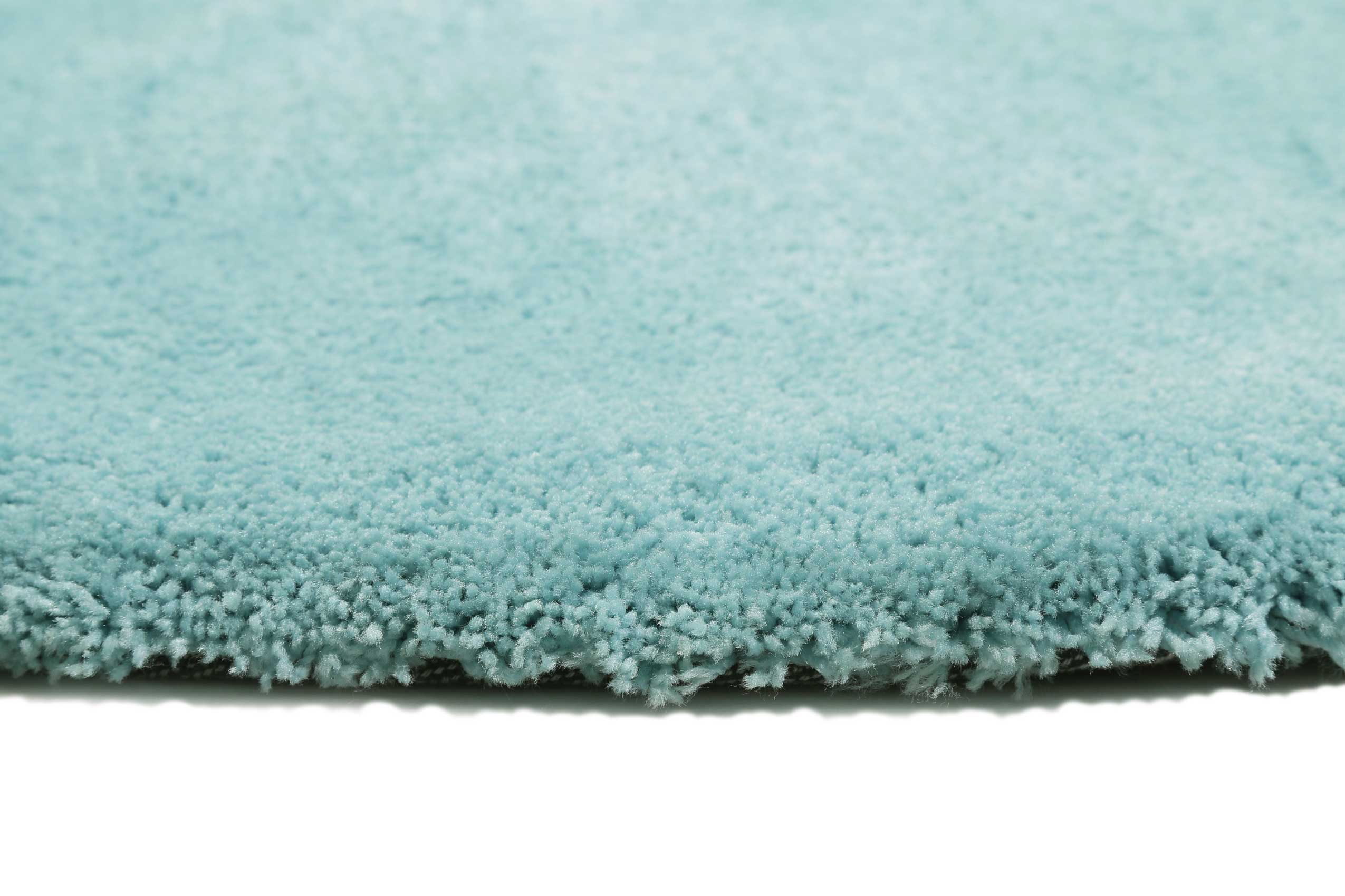 Esprit Teppich Rund Türkis Hochflor "Relaxx"