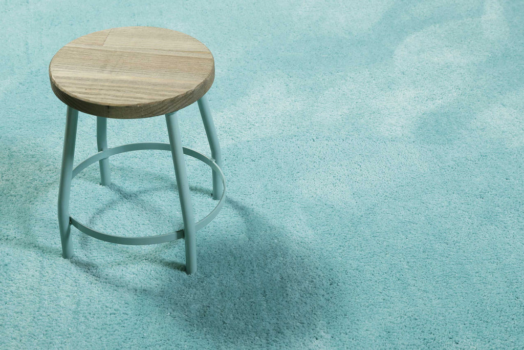 Esprit Teppich Rund Türkis Hochflor "Relaxx"