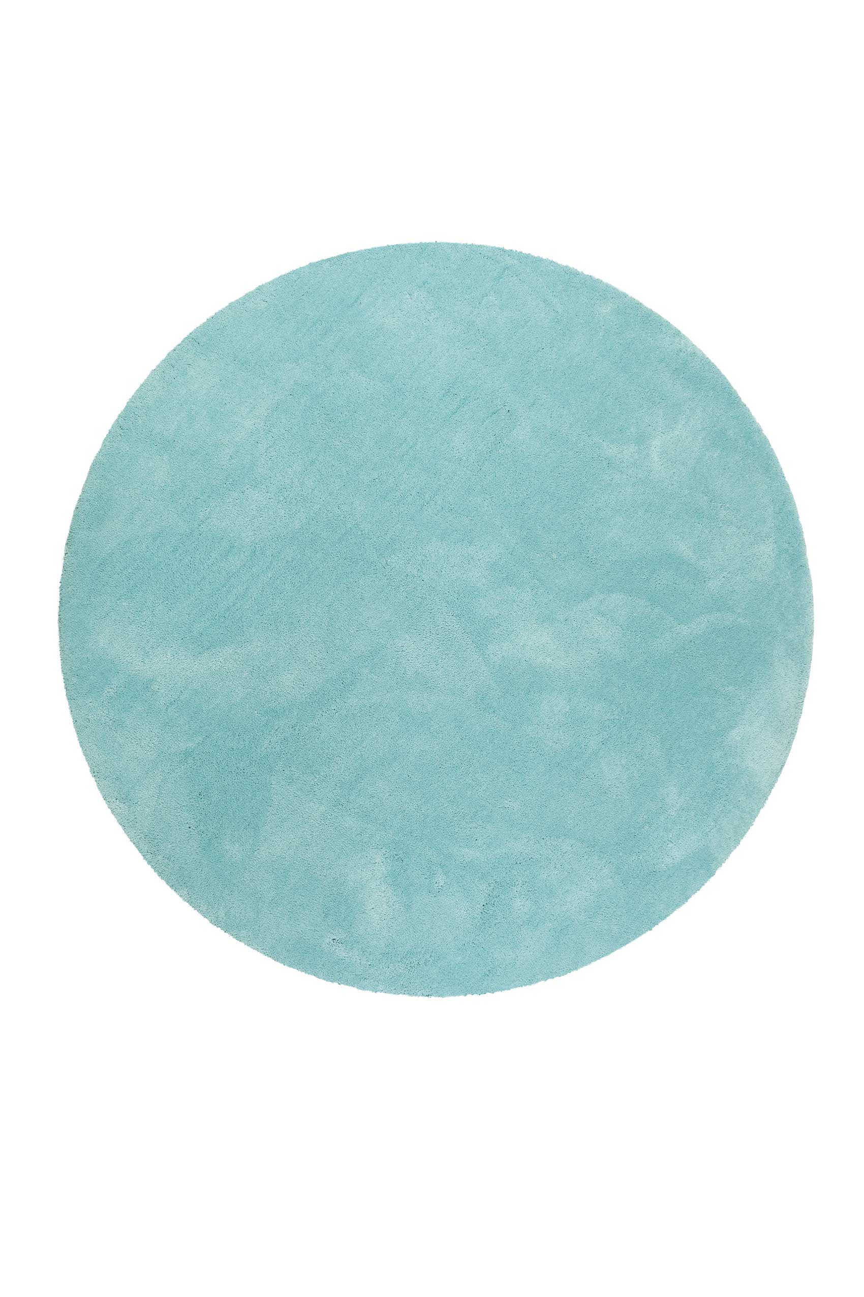 Esprit Teppich Rund Türkis Hochflor "Relaxx"