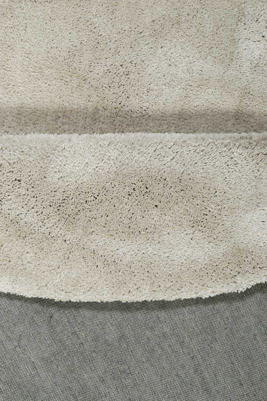 Esprit Teppich Rund Creme Beige Hochflor "Relaxx"
