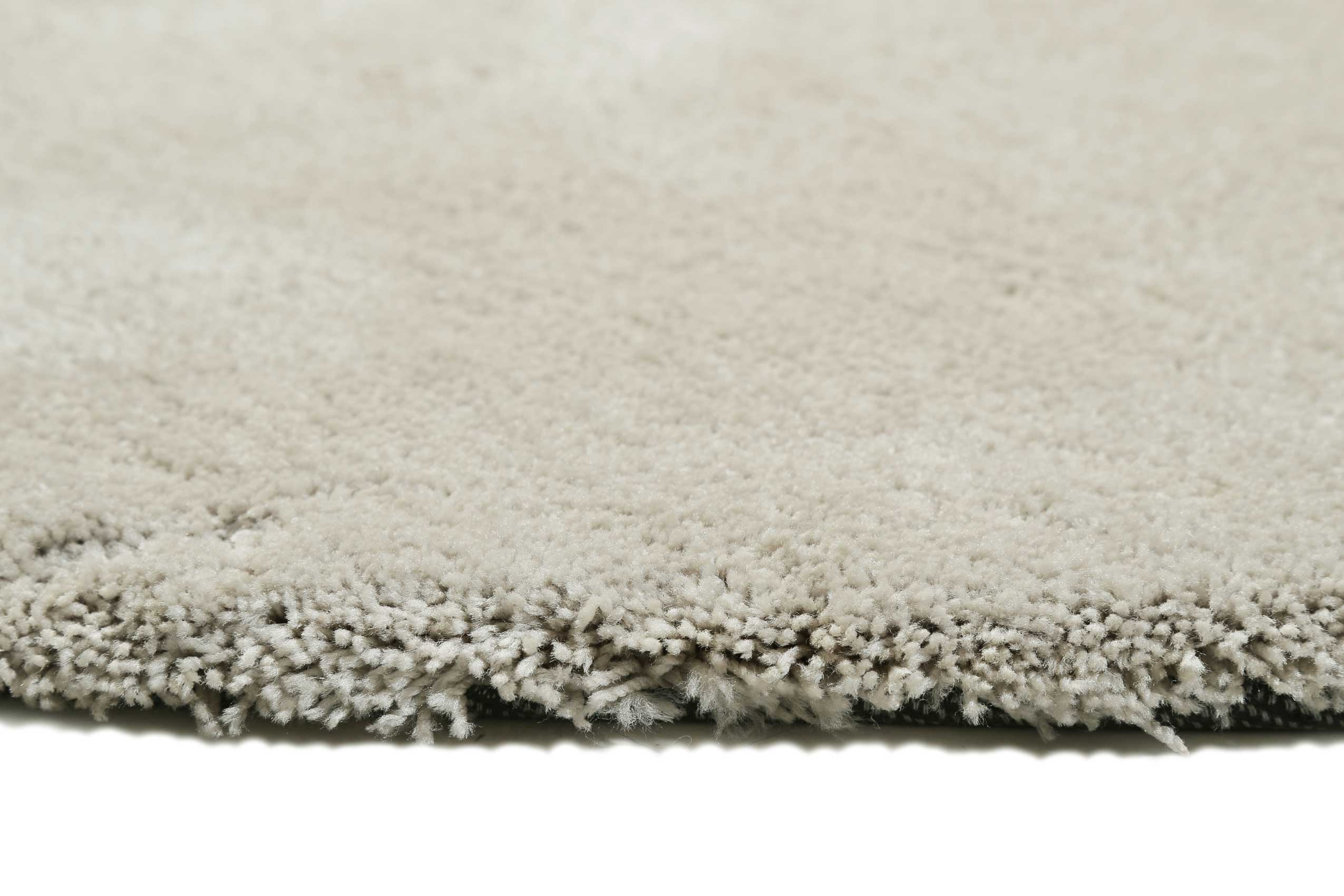 Esprit Teppich Rund Creme Beige Hochflor "Relaxx"