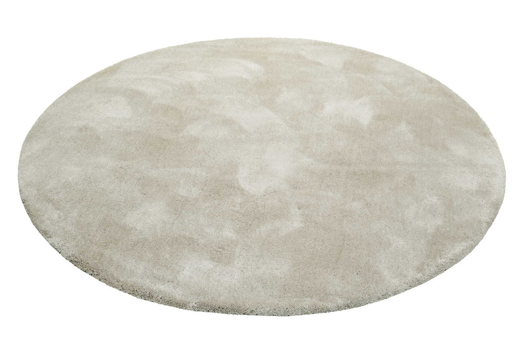 Esprit Teppich Rund Creme Beige Hochflor "Relaxx"