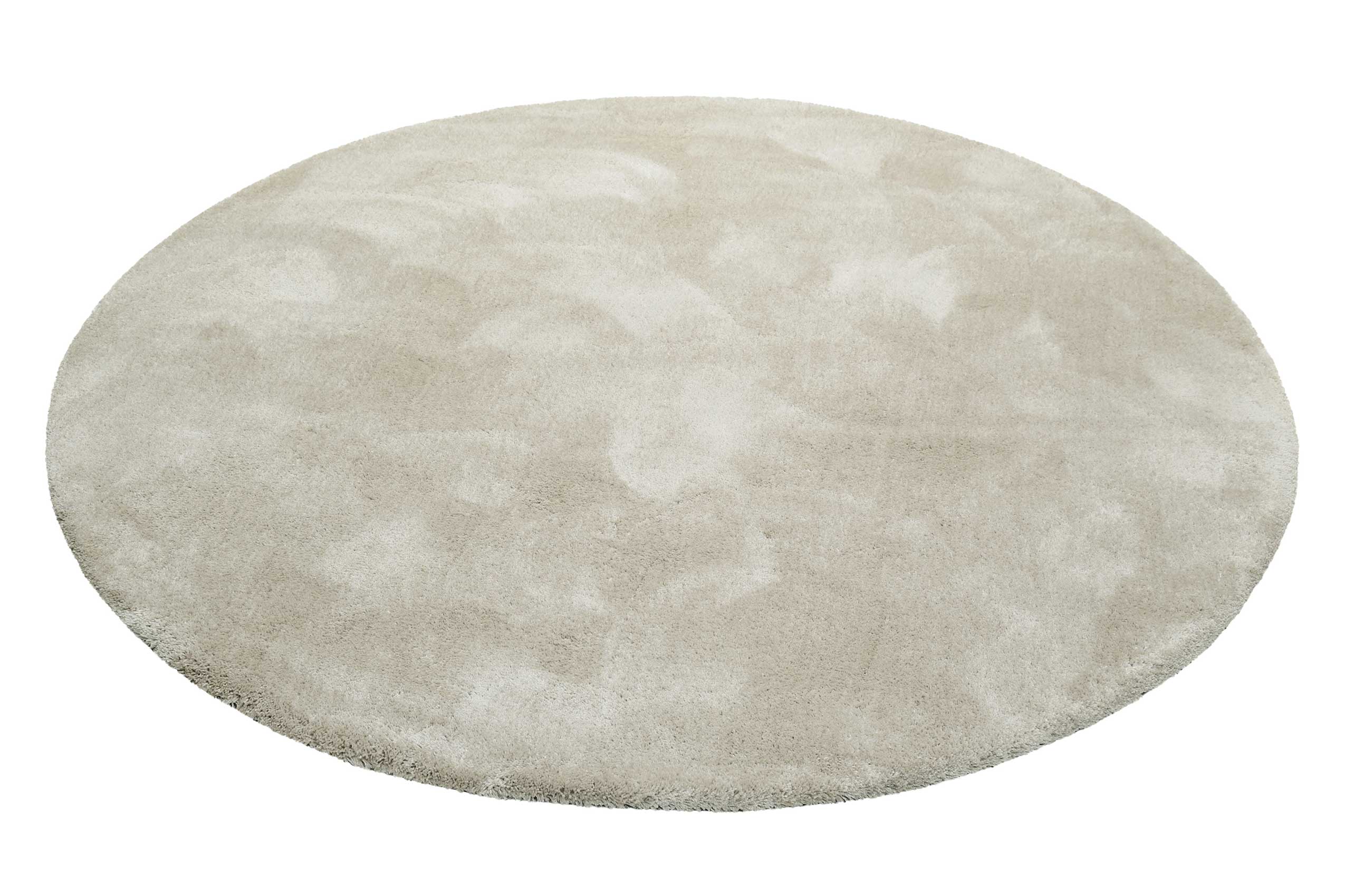 Esprit Teppich Rund Creme Beige Hochflor "Relaxx"