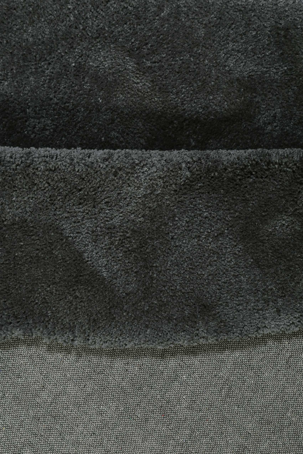 Esprit Teppich Rund Anthrazit Hochflor "Relaxx"