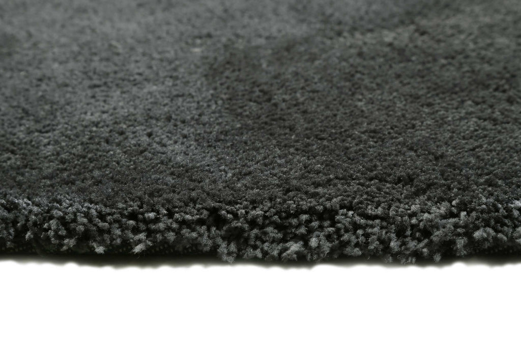 Esprit Teppich Rund Anthrazit Hochflor "Relaxx"