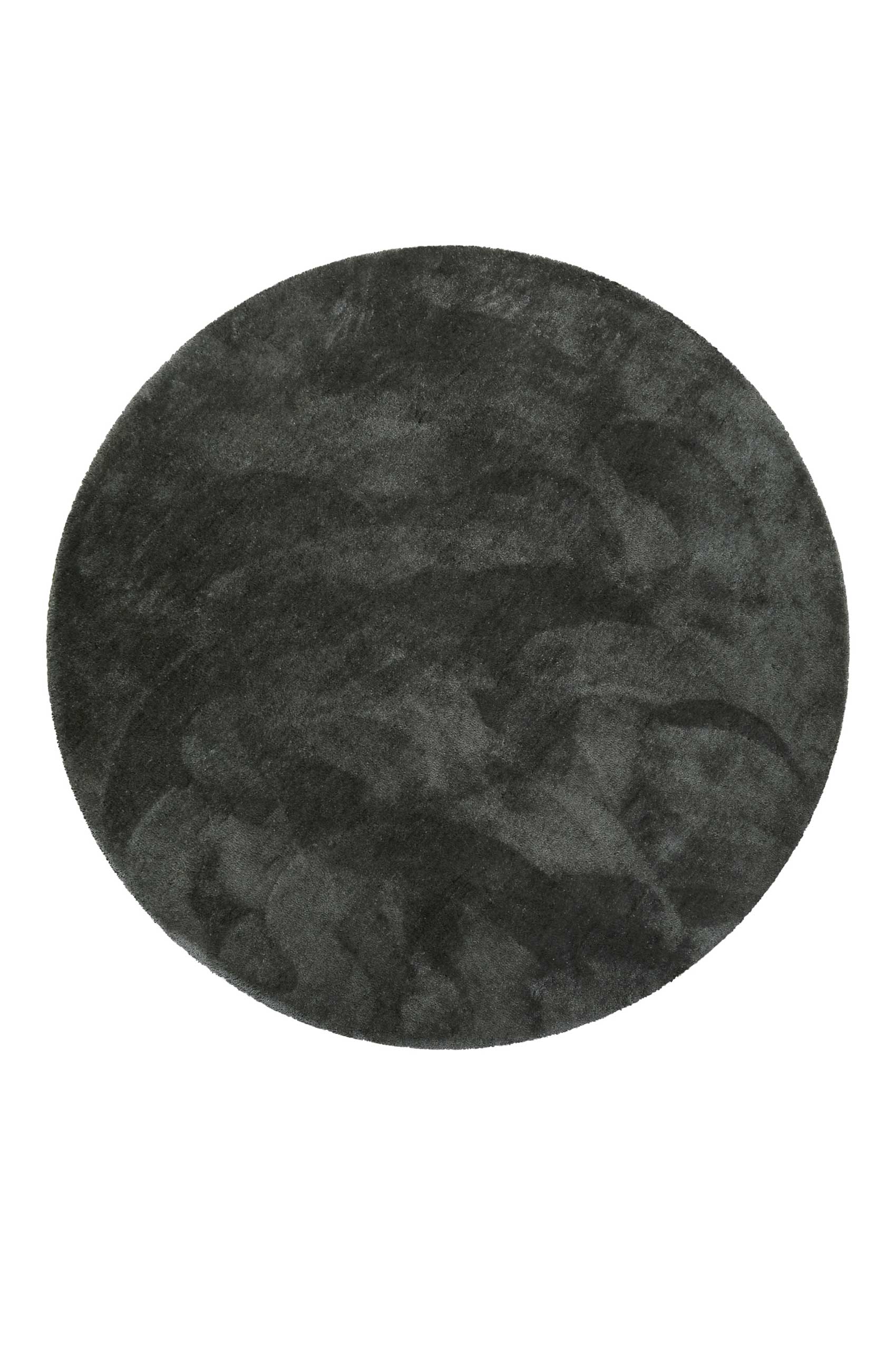 Esprit Teppich Rund Anthrazit Hochflor "Relaxx"