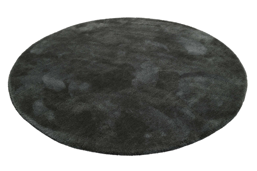 Esprit Teppich Rund Anthrazit Hochflor "Relaxx"
