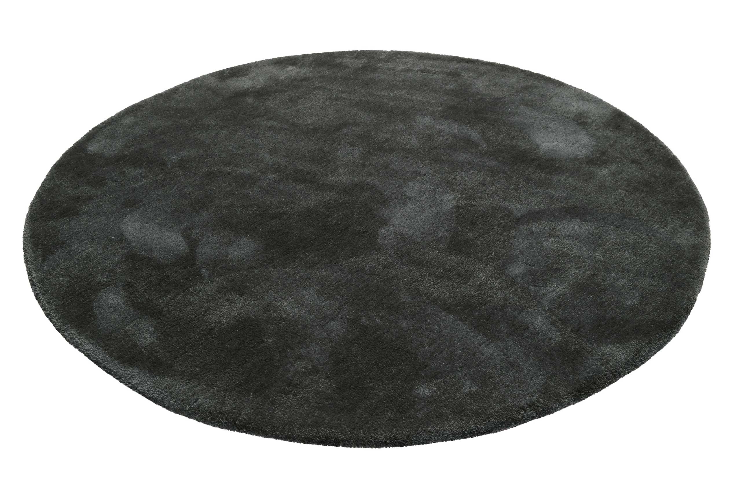 Esprit Teppich Rund Anthrazit Hochflor "Relaxx"