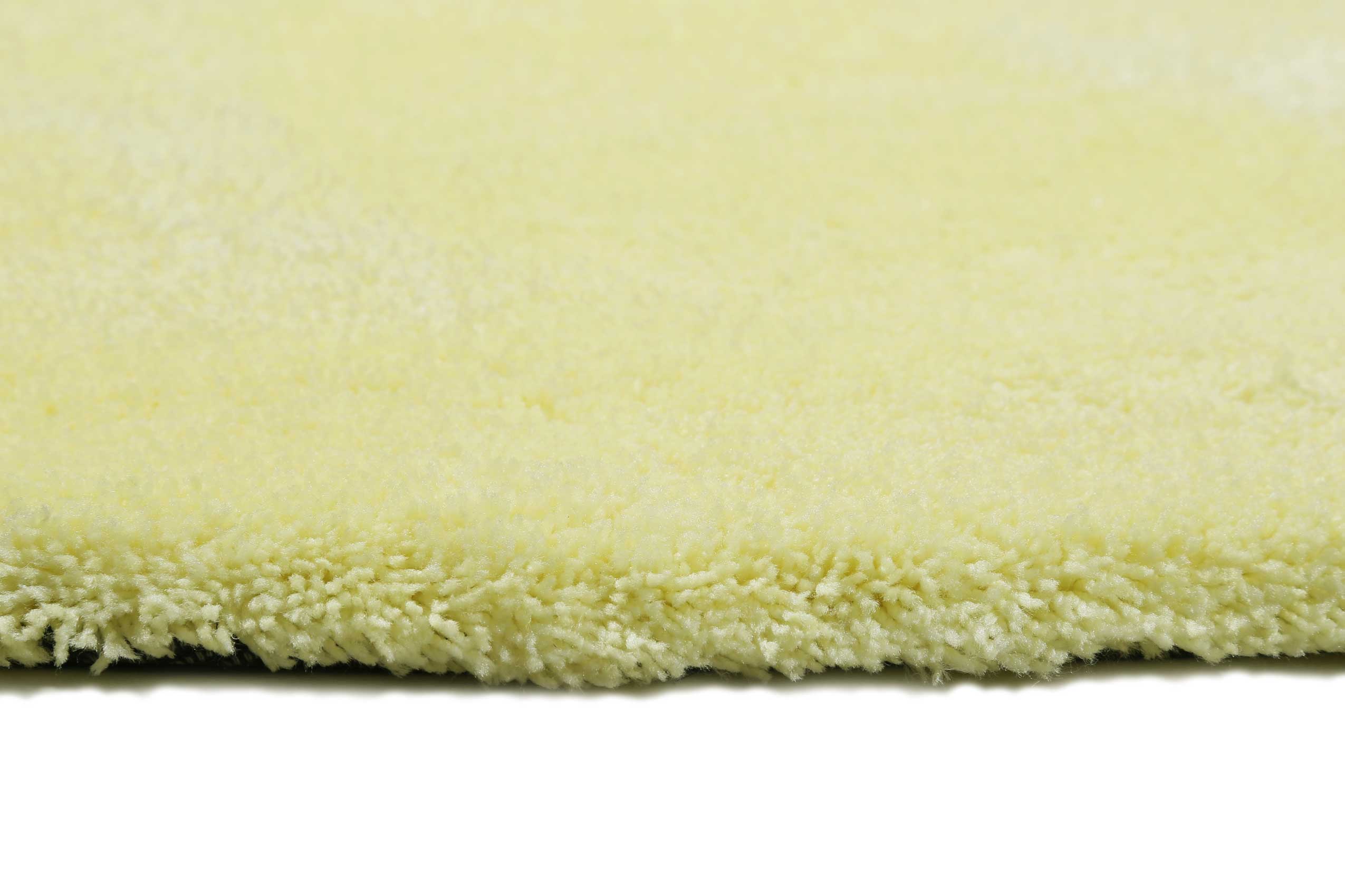 Esprit Teppich Rund Gelb Hochflor "Relaxx"