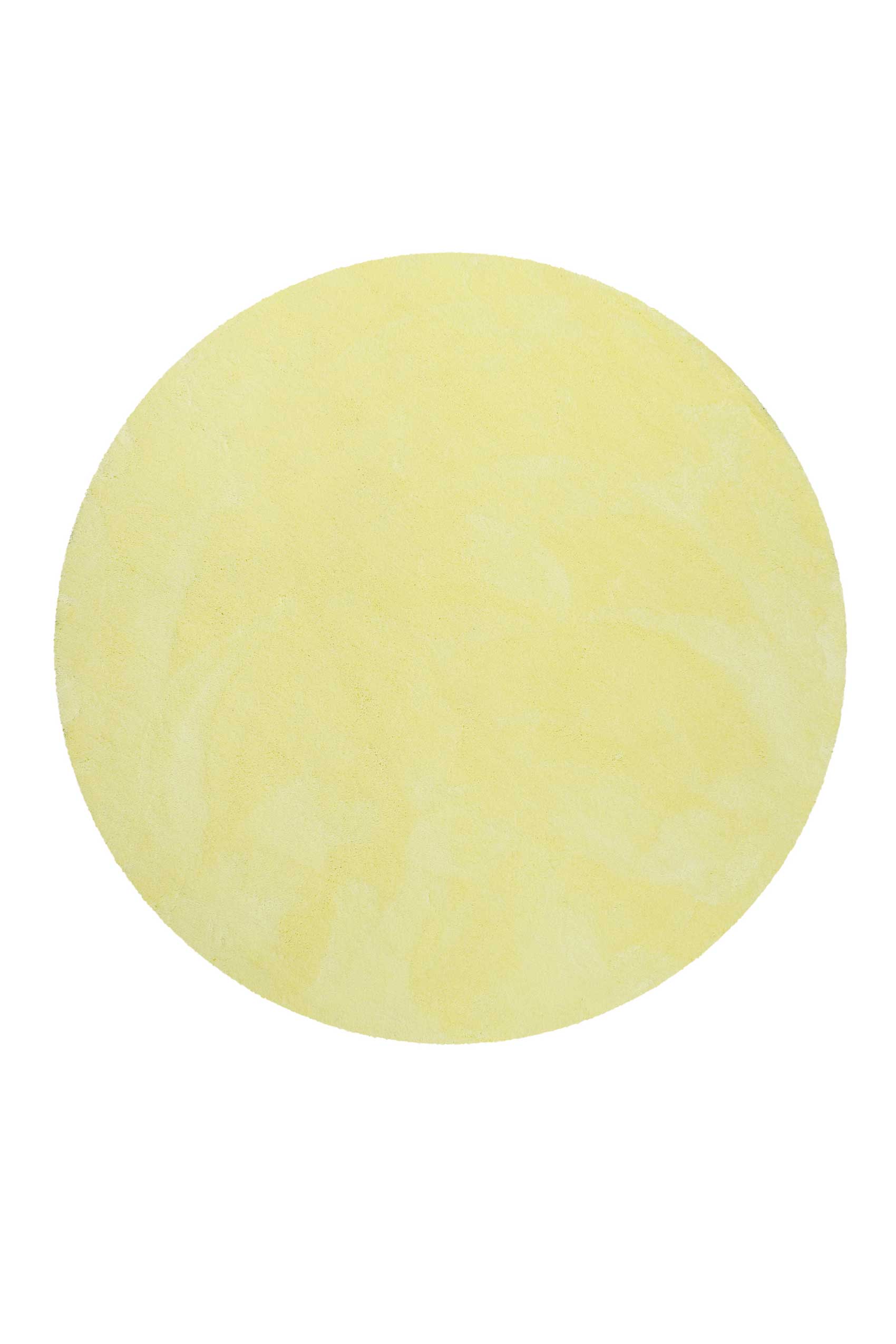 Esprit Teppich Rund Gelb Hochflor "Relaxx"